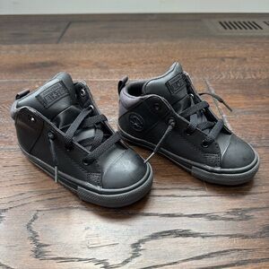 Converse Black High-Top Kids Sneakers